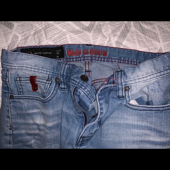 Amazing looking Armani Exchange ripped jeans - Picture 3 of 7